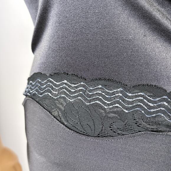 Vintage Vanity Fair All in One Body Shaper Slip Panty 34 Second Skin Satin 61194 - Picture 10 of 14